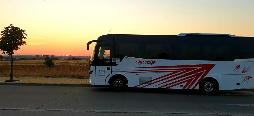 Bus hired Spain